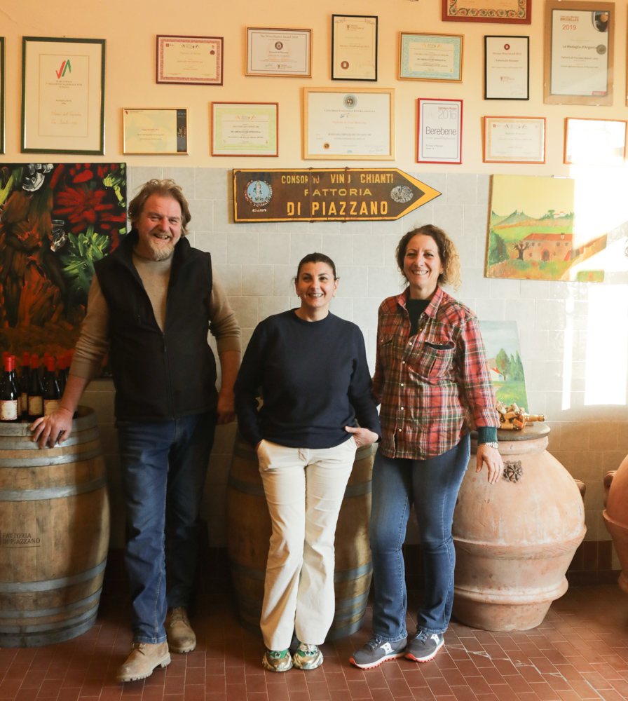 Die Familie Bettarini in der Fattoria di Piazzano bei Empoli